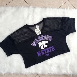 Kansas State Wildcats Crop Jersey Top